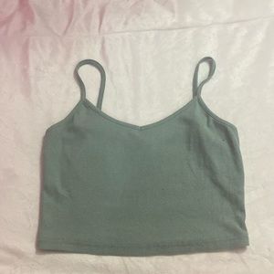 Green tank top